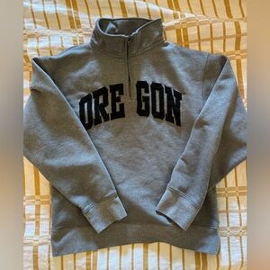 Oregon Quarter Zip Sweatshirt